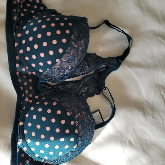 Blush Lingerie Racerback Push-up Bra in Forest Green - Picture 4 of 5